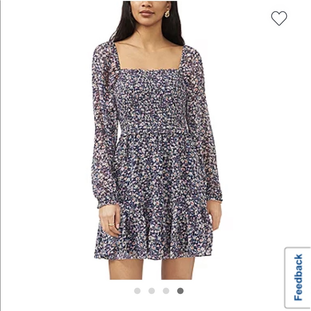 Sam&Jess - smocked fit & flare mini dress